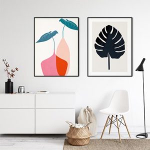 Decoration Murale - Scandinavian Bouquet and Botanica Abstracta