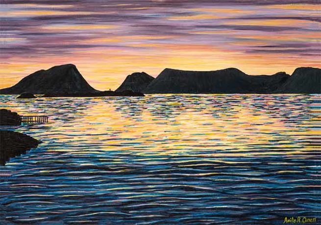 Summer Evening At The Coast - ARO Art